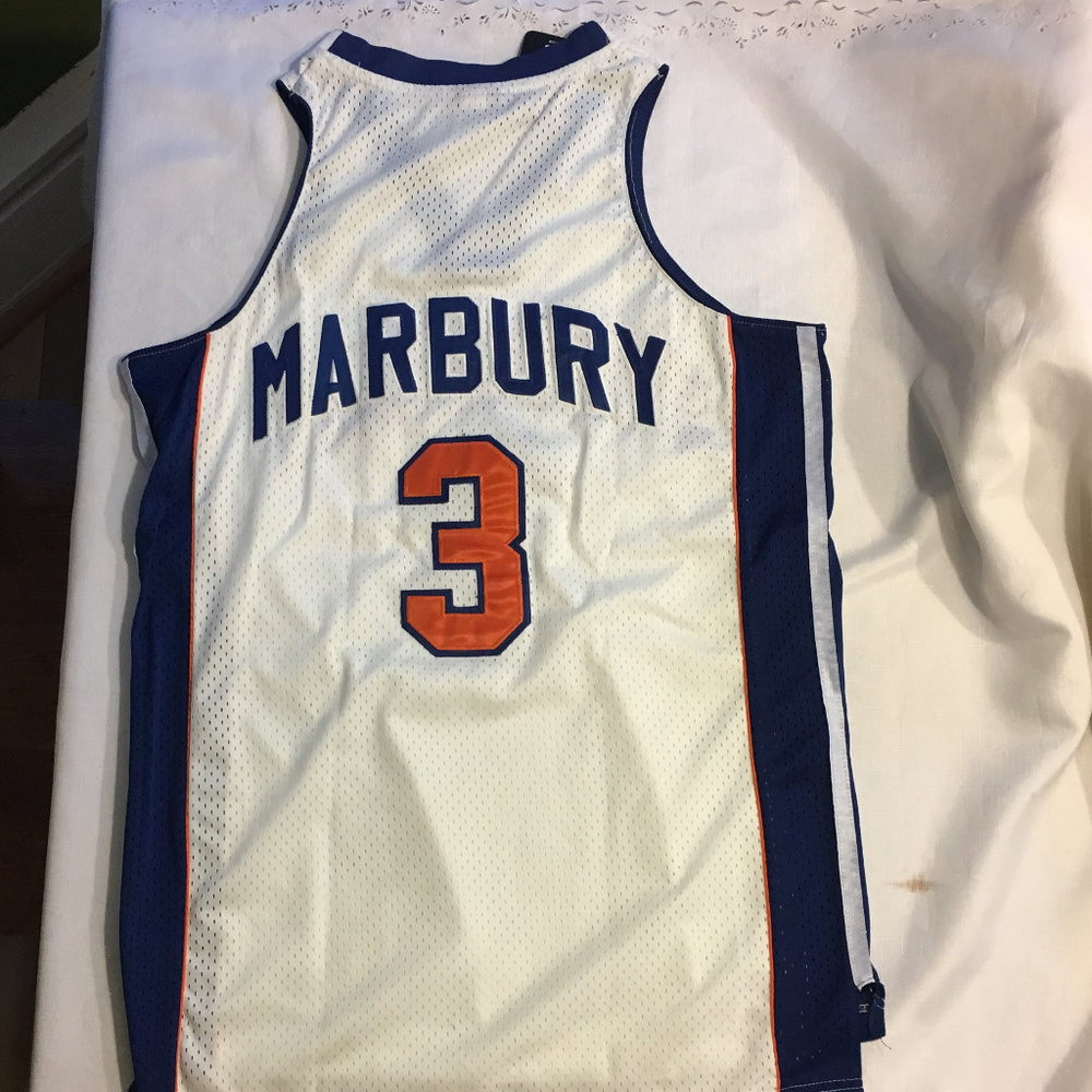 Y2K Starbury Jersey Vintage White NEW Old Stock Stephon Marbury 2000s